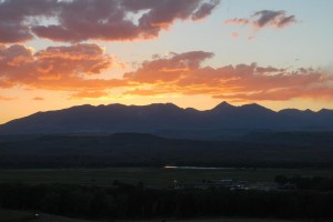 Montana Mountain Sunset
