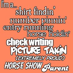 Horse Show Mom